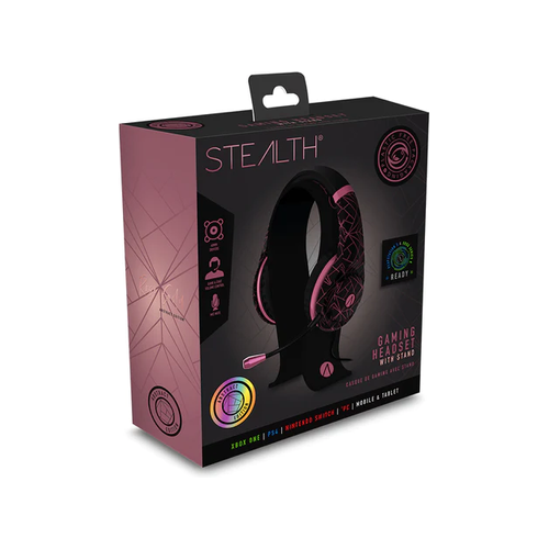 Stealth Abstract Pink Headset & Stand Bundle (Photo: 2)